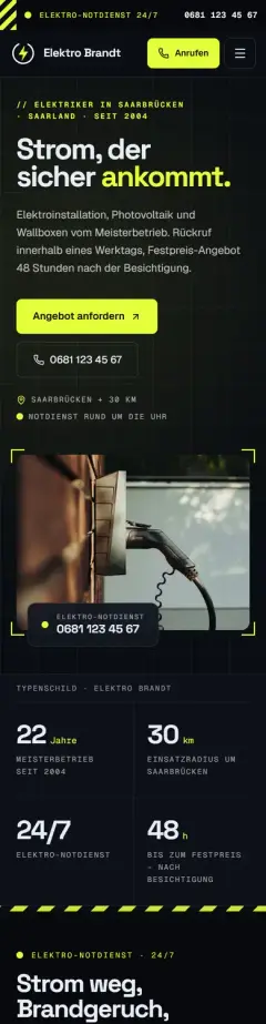 Handy-Ansicht von Elektro Brandt